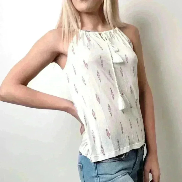 Braided Tassel Strap Tank Top NWT - 0/2 - Picture 5 of 8